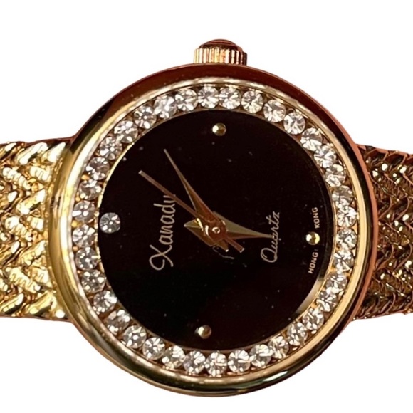 Vtg. Rhinestone Watch - Picture 2 of 6